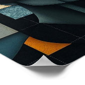 NUES Cubist Abstract 3 ポスター (角)