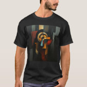 NUES Cubist Abstract Tシャツ (正面)