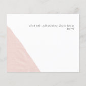 Nuestra Boda写真コラージュ結婚式INVITE (裏面)