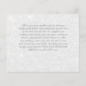 Nuestra Boda写真コラージュ結婚式INVITE (裏面)