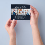 Nuestra Boda写真コラージュ結婚式INVITE チラシ (手)