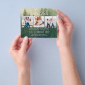 Nuestra Boda写真コラージュ結婚式INVITE チラシ (手)