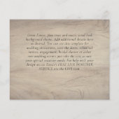 Nuestra Boda写真コラージュ結婚式INVITE チラシ (裏面)