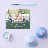 Nuestra Boda写真コラージュ結婚式INVITE チラシ (シングル)