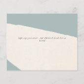 Nuestra Boda写真コラージュ結婚式INVITE チラシ (裏面)