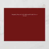 Nuestra Boda写真コラージュ結婚式INVITE チラシ (裏面)