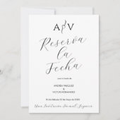 Nuestra Boda日付保存予約フェハスペインの セーブザデート (正面)