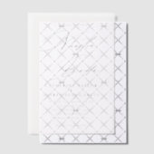 Nuestra Boda言語スペインのブラックスクリプ結婚ト ベラム紙招待状 (オフセット (招待状))