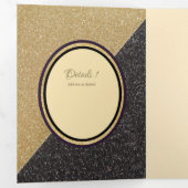 Nuestra Boda 6ページスペインの結婚式の招待 三つ折り招待状 (内部最初)