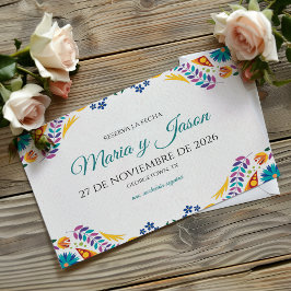 Nuestra Boda Flowers ボタニカル スペイン 結婚式 セーブザデート
