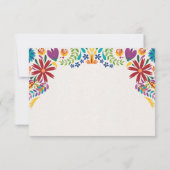 Nuestra Boda Flowers Botanical Spanish Wedding サンキューカード (裏面)