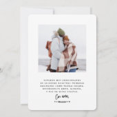 Nuestra Primera Navidad Casados 2 Fotos シーズンカード (裏面)