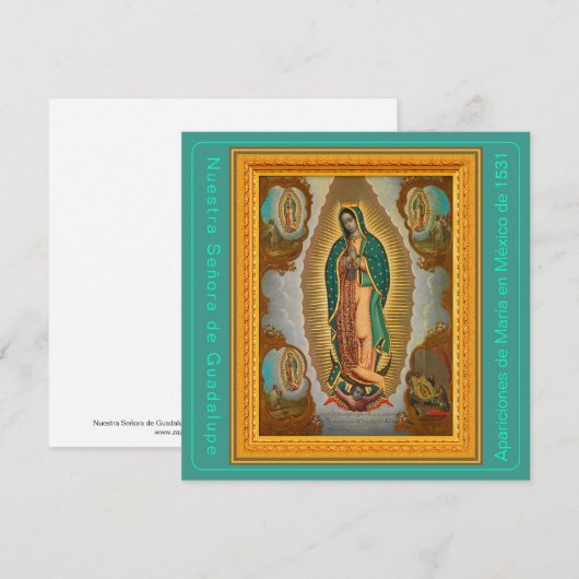 Nuestra Seinora de Guadalupe高精細カード (正面/裏面)