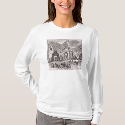 Nuestra Senora de Copacabanaの神社 Tシャツ (正面)