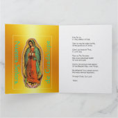 Nuestra Señora de Guadalupe カード (内部)