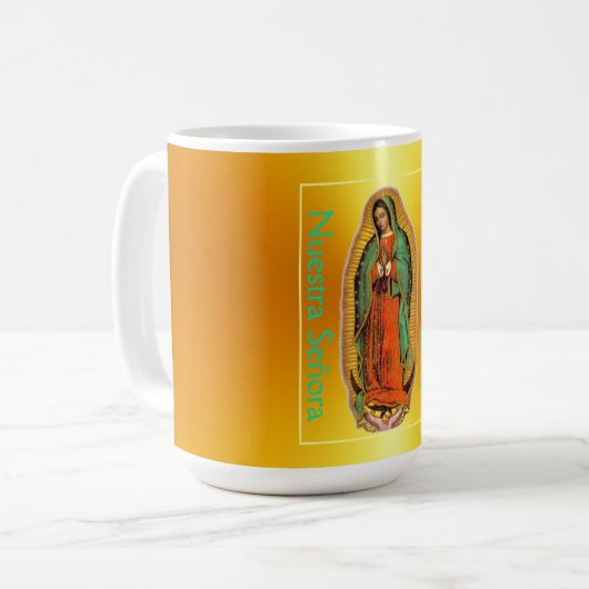 Nuestra Señora de Guadalupe コーヒーマグカップ (正面左)