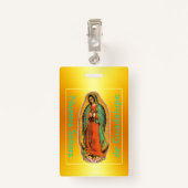 Nuestra Señora de Guadalupe バッジ (裏面クリップ)