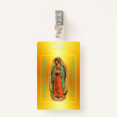 Nuestra Señora de Guadalupe バッジ (正面クリップ)