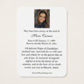 NUESTRA SEÑORA DE GUADALUPE FUNERAL PRAYER  (裏面)