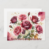 Nuestro amor es como una rosa eterna シーズンポストカード (正面/裏面)
