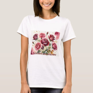 Nuestro amor es como una rosa eterna tシャツ