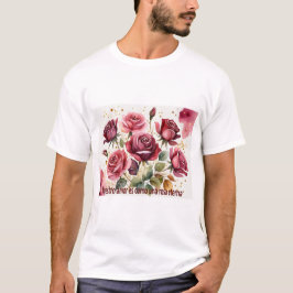 'Nuestro amor es como una rosa eterna Tシャツ