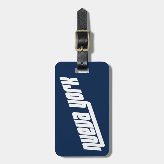 Nuevaヨークニューヨークシティの荷物i.dのラベル ラゲッジタグ (正面縦)