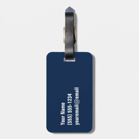 Nuevaヨークニューヨークシティの荷物i.dのラベル ラゲッジタグ (裏面縦)