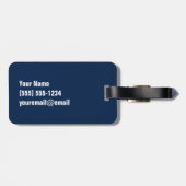 Nuevaヨークニューヨークシティの荷物i.dのラベル ラゲッジタグ (裏面横)