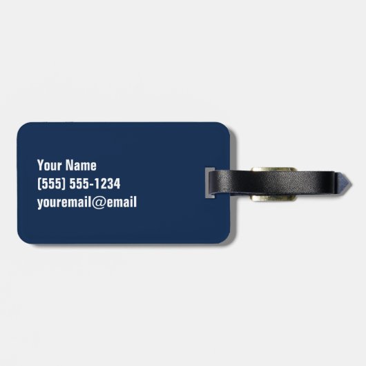 Nuevaヨークニューヨークシティの荷物i.dのラベル ラゲッジタグ (裏面横)