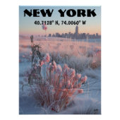 Nueva York: Arte Linea contemporáneo, coordenadas. ポスター (正面)