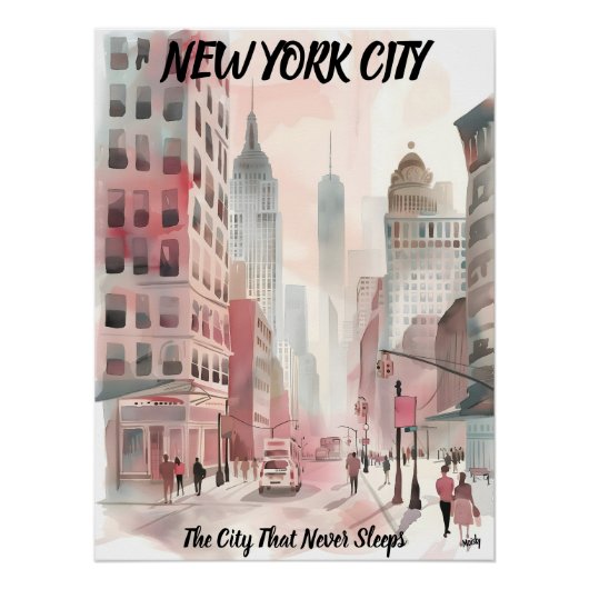 Nueva York: La Ciudad Que Nunca Duerme ポスター (正面)