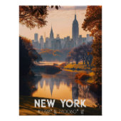 Nueva York: La Gran Manzana - Naturaleza y Skyline ポスター (正面)