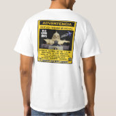 NUEVO ORDEN MUNDIAL BLANCA Tシャツ (裏面)