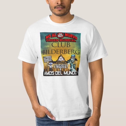 NUEVO ORDEN MUNDIAL BLANCA Tシャツ (正面)
