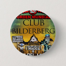 NUEVO ORDEN MUNDIAL ILLUMINATI BILDERGERG 缶バッジ