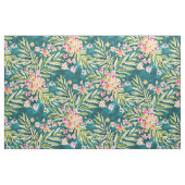 NUEVO VALLARTAの水彩画の熱帯花柄 ファブリック (ファットクウォーター)