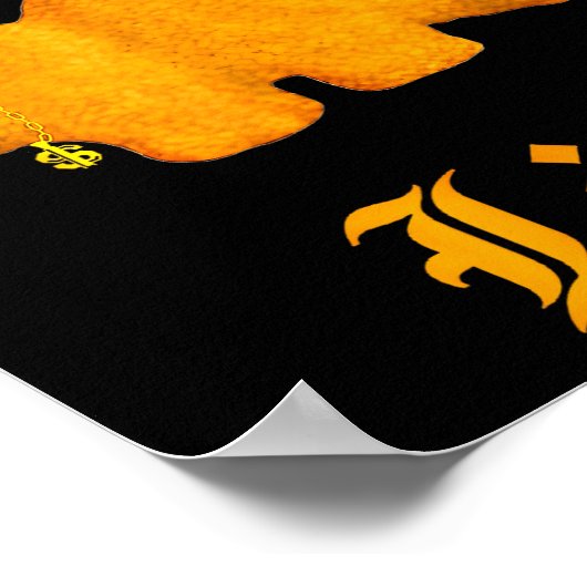 Nug Life Dinosaur Chicken Nugget Funny Retro  ポスター (角)