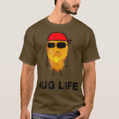 Nug Life Funny Chicken Nuggets Tシャツ (正面)