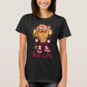 Nug Life  Nugget Life Chick Sarcastic Chicken Retr Tシャツ (正面)