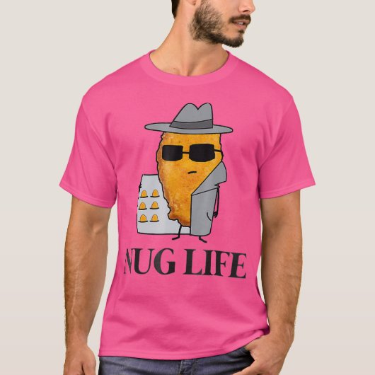 Nug Life Tee Chicken Nugget Tシャツキッズ男性へ Tシャツ (正面)