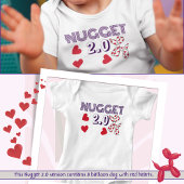 Nugget 2.0 風船の犬とハート ベビーボディスーツ