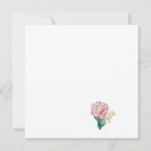 Nugget Baby Easter Chick and Tulip カード (裏面)