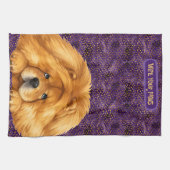 NUK- Red Chow - ArtMuse Kitchen Towels  キッチンタオル (横)