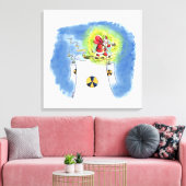 Nuked Santa Clausキャンバス印刷 キャンバスプリント (インサイチュ (リビング))