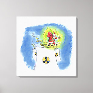 Nuked Santa Clausキャンバス印刷 キャンバスプリント