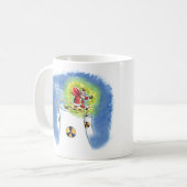 Nuked Santa Claus右腕マグカップ コーヒーマグカップ (正面左)