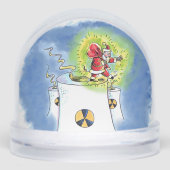 Nuked Santa Claus snow globe (正面)