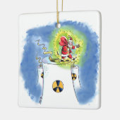 Nuked Santa Claus square ceramic ornament セラミックオーナメント (左)