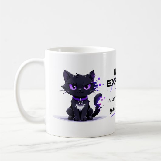 Null Cat Mug コーヒーマグカップ (左)